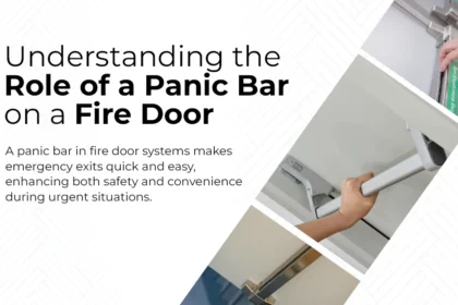 panic bar in fire door