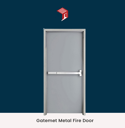 Gatemet Metal Fire door page metal door fire rated