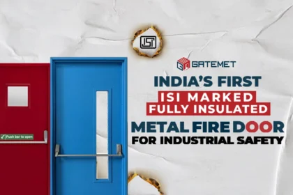 ISI marked metal fire door