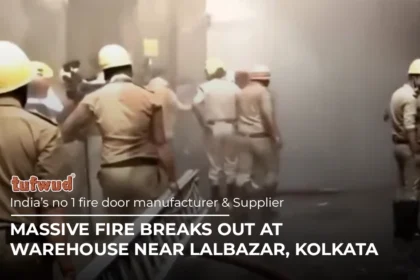 Massive Fire breaks out at Warehouse Near Lalbazar, Kolkata