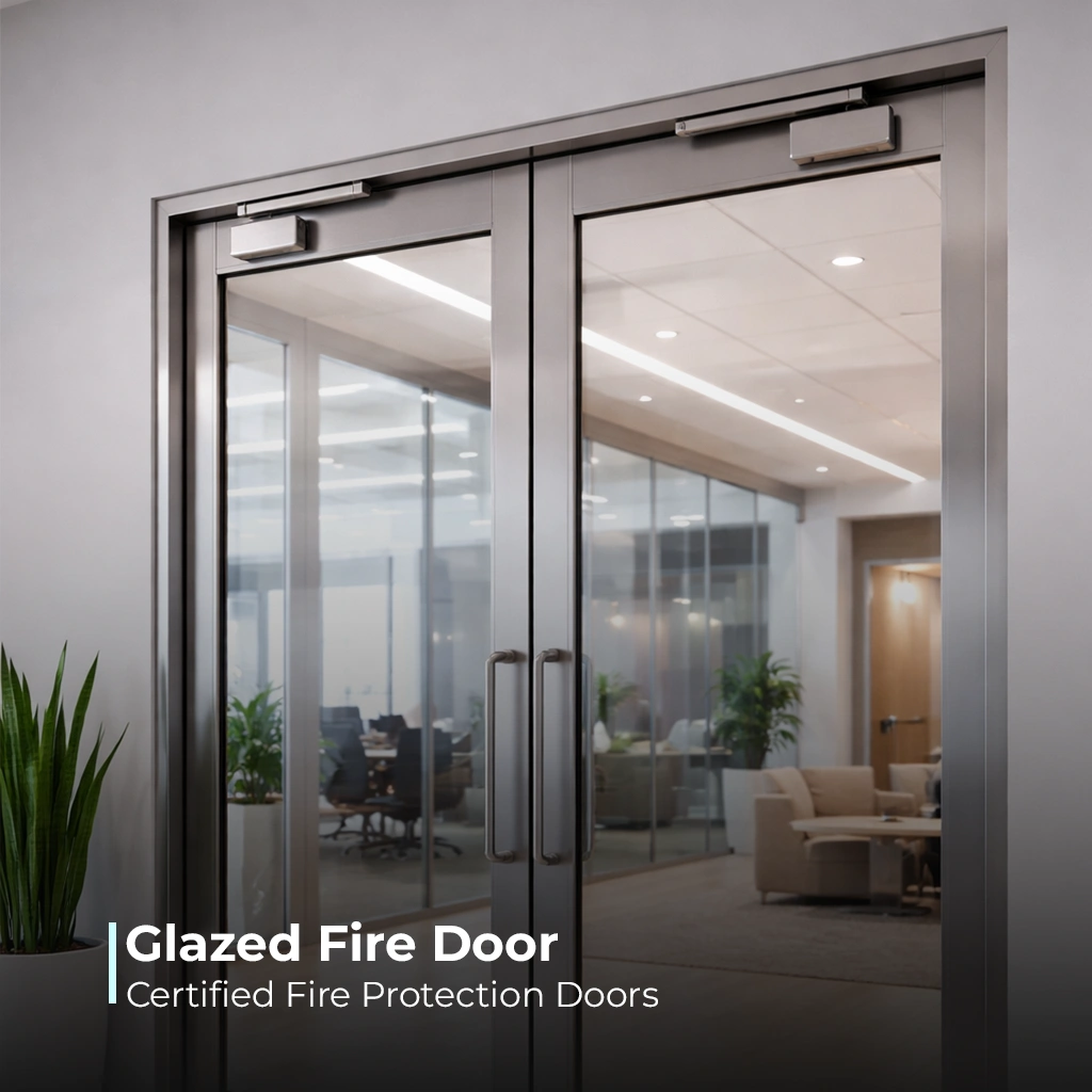 Glazed Fire Door glazed fire door