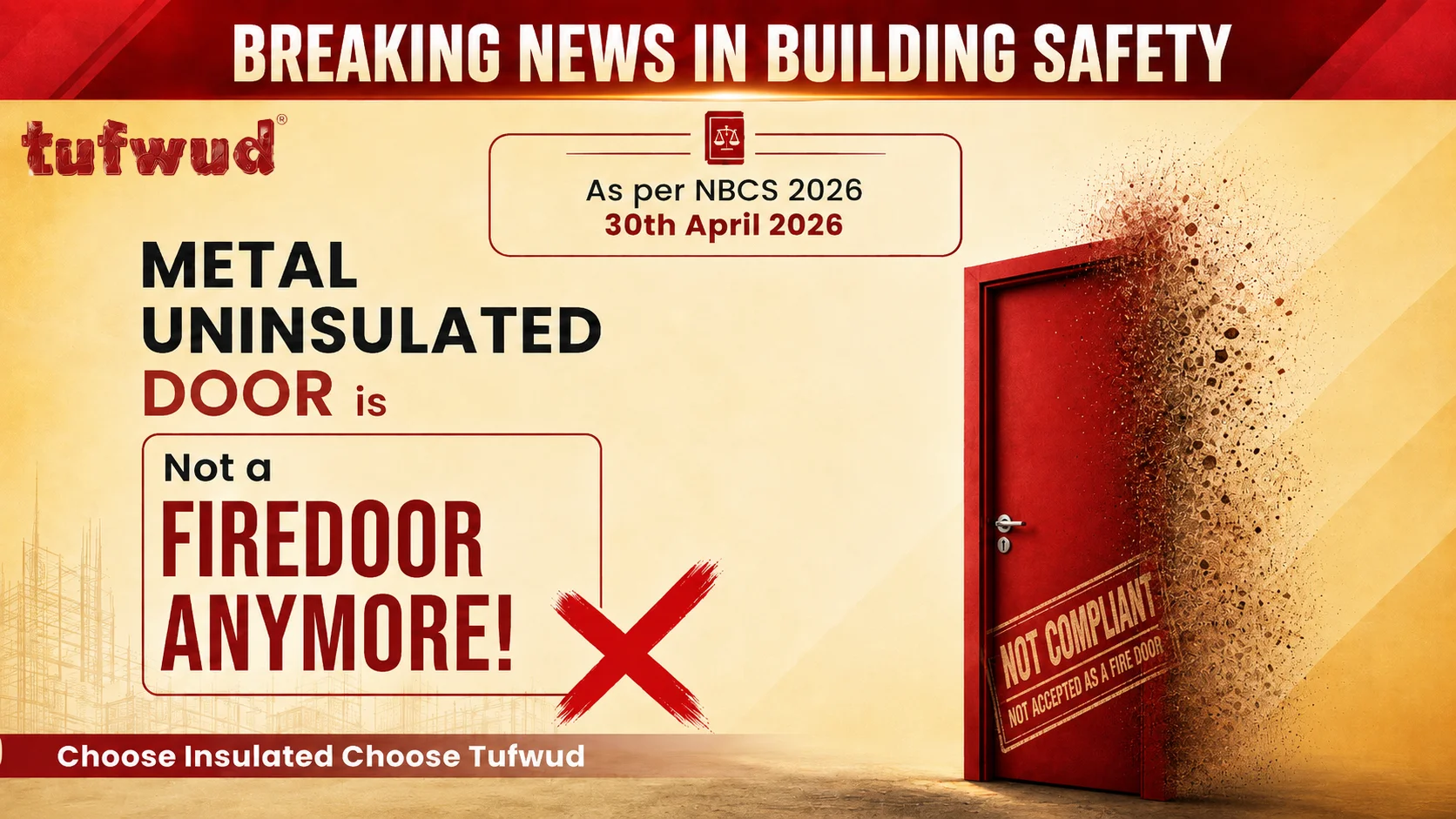 NBCS 2026 fire door insulation requirement