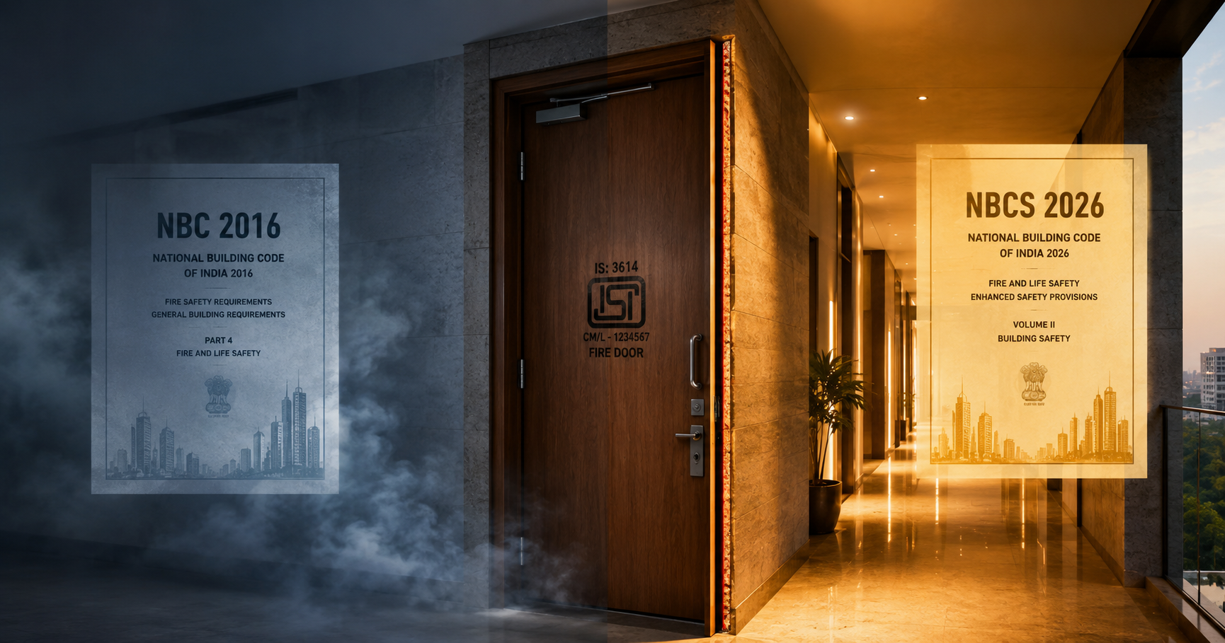 NBCS 2026 vs NBC 2016: What Changed for Fire Doors ChatGPT Image Jul 3 2026 12 43 03 PM