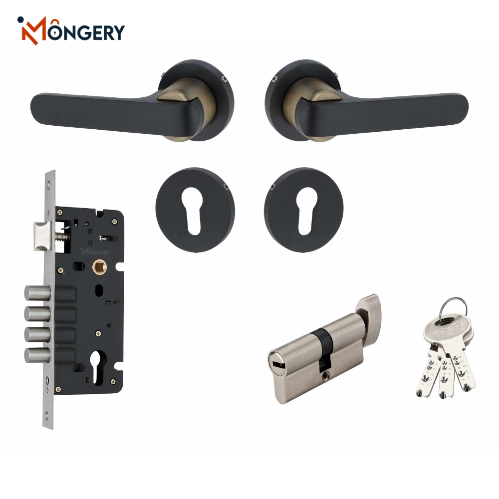 Fire-Rated Lever Handle Set